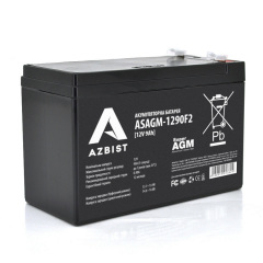 Аккумуляторная батарея AZBIST Super AGM ASAGM-1290F2 12V 9Ah Миколаїв