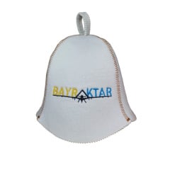 Банная шапка Luxyart One Size Bayraktar искусственный фетр Белый (LA-881) Київ