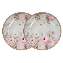 Набор тарелок из 2-х штук English rose 26 cm Lefard Новая Прага