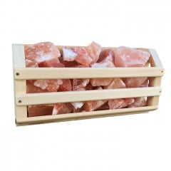 Cоль для бани и сауны No Brand Гималайская Полка 5,5 кг Розовый (4523432) Київ