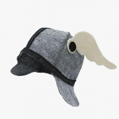 Банная шапка Luxyart Астерикс One Size Серый (XL-464) Миколаїв