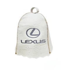 Банная шапка Luxyart Lexus One Size белый LR-961 Хмельницький