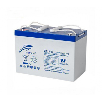 Аккумуляторная батарея GEL Ritar DG12-65 12V 65Ah