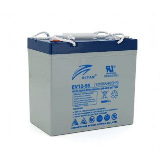 Тяговый аккумулятор Ritar EV12-55 12V 55Ah M5