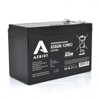 Аккумуляторная батарея AZBIST Super AGM ASAGM-1290F2 12V 9Ah