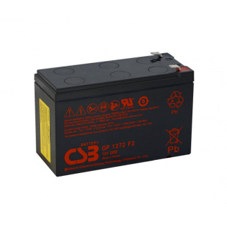 Аккумуляторная батарея CSB GP1272F2, 12V 7,2Ah