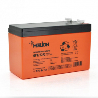 Аккумуляторная батарея Merlion AGM GP1272F2 PREMIUM 12V 7.2Ah