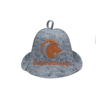 Шапка банная Luxyart Зодиак Козерог One Size Серый (XL-101)