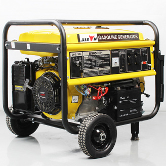 Бензиновый генератор Bison BS6500E 5.5 кВт 25л бак