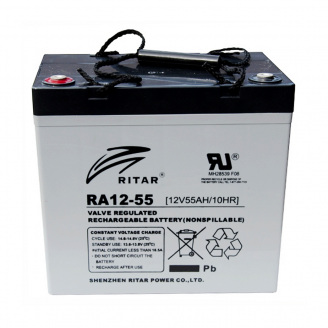 Аккумуляторная батарея Ritar RA12-55 12 В 55 A AGM для ибп