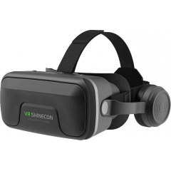 Очки-шлем виртуальной реальности Shinecon VR SC-G04DEA Black Фастів