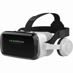 Очки-шлем виртуальной реальности Shinecon VR SC-G04BS Black White Хмельницький