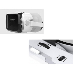 Очки-шлем виртуальной реальности Shinecon VR SC-G04BS Black White Хмельницький