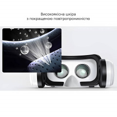 Очки виртуальной реальности Shinecon SC-G04BS+SC-B01 Черно-белый Київ
