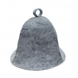 Шапка банная Luxyart Колпак One Size Серый (XL-004)