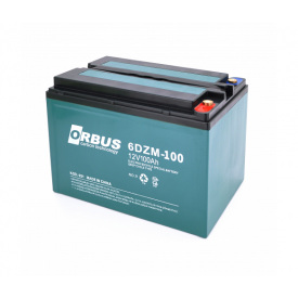 Тяговая аккумуляторная батарея ORBUS 6-DZM-100 12V 100 Ah