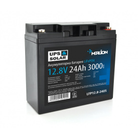 Аккумуляторная батарея Merlion LiFePO4 12.8V 24AH для ИБП