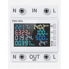 Фото - Счетчик электроэнергии однофазный Occkic KWS-302 WiFi 170-300 Вт Белый hub_f3fuvv Счетчик электроэнергии однофазный Occkic KWS-302 WiFi 170-300 Вт Белый hub_f3fuvv