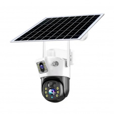 IP PTZ-відеокамера автономна з 4G та сонячною панеллю Light Vision VLC-9192IG/2C (Solar) White 2Mp+2Mp (4 мм)