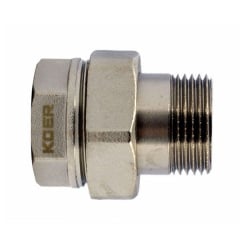 Згін американка прямий Koer KR.341 2 " Сталевий (KR0185) Хмельницький