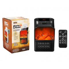 Камин-обогреватель Flame Heater 900 Вт Черный (2104618714) Київ