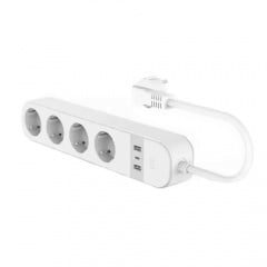 Розумний мережевий фільтр 1DAL Wi-Fi подовжувач з USB + Type-C, 4 гнізда (Y902WU-GE) Измаил
