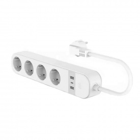 Розумний мережевий фільтр 1DAL Wi-Fi подовжувач з USB + Type-C, 4 гнізда (Y902WU-GE)