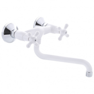 Змішувач для кухні PLAMIX Amax-361 Білий (PM0583)