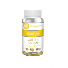 Омега 3 Рослина Карпат Gold & Ocean 1000 мг 60 капсул (2767417208)
