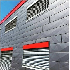 Фасадная кассета из цветного оцинкованного металла 0.5 мм. Сумы