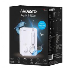 Іригатор стаціонарний Ardesto 600 мл 7 насадок Білий (2642464917) Київ