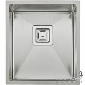 Прямоугольная кухонная мойка из нержавеющей стали Fabiano Quadro 38 Celldecor декор соты