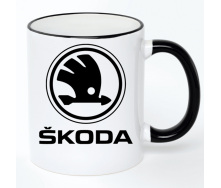 Чашка No Brand Skoda 330 мл Белый (chaska-ab-10-6)