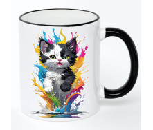 Чашка No Brand Cat 330 мл Разноцветный (chaska-cat-10)