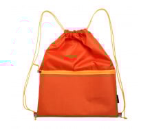 Многофункциональный рюкзак мешок с карманом Радуга VS Thermal Eco Bag оранжевый