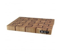 Доска разделочная торцевая профессиональная Gorillas BBQ DS24 30х40х4 см Коричневый (5224)