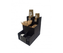 Барный органайзер Luxyart 1020 ДВП 27,5х18х26,5 см Черный (DN-200)