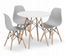 Обеденный комплект Jumi Scandinavian-3 Grey 4 шт