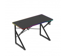 Компьютерный стол huzaro Hero 1.7 RGB 120x60x77 см Black