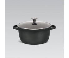 Кастрюля Maestro MR-4027-28 28 см 6,8 л Черный (100531404)