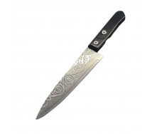Нож кухонный сталь Gorillas BBQ 5208 26,5 см Черный (KN92)