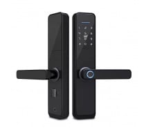 Биометрический замок NaviCat X9S электронный с поддержкой приложения TUYA Black (3_02237)