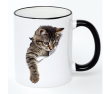 Чашка No Brand Cat 330 мл Разноцветный (chaska-cat-2)
