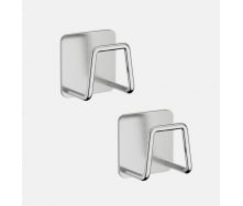 Крючок для кухни из нержавеющей стали держатель ANbeauty 2 шт Silver (AN0103391)