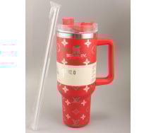 Термокружка Stanley Quencher H2.0 Tumbler 1,18 л Red Monogram KT6007838