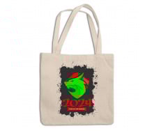 Эко-сумка шоппер с новогодним принтом 