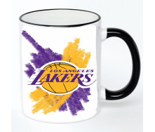 Чашка No Brand Los Angeles Lakers 330 мл Разноцветный (chaskazz-21)