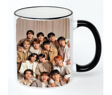Чашка No Brand seventeen k pop 330 мл Разноцветный (chaskpop-31)
