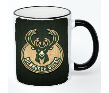 Чашка No Brand milwaukee bucks 330 мл Разноцветный (chaskazz-18)