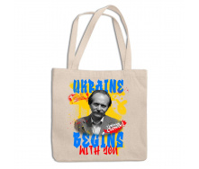 Эко-сумка шоппер с патриотическим принтом 